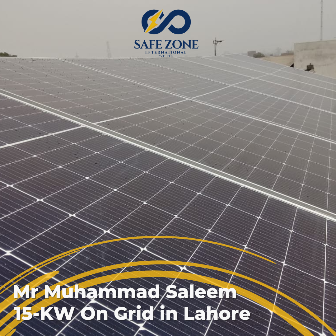 15-KW On Grid Solar Installation in Lahore